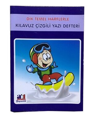 A1 Yayıncılık Dik Temel Harflerle, Kılavuz Çizgili Yazı Defteri - 1