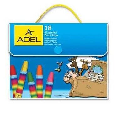 Adel Çantalı Pastel Boya Seti, 18 Renk - 1
