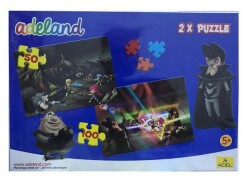 Adeland 2 x Puzzle, 34x24 cm 50+100 Parça M:1