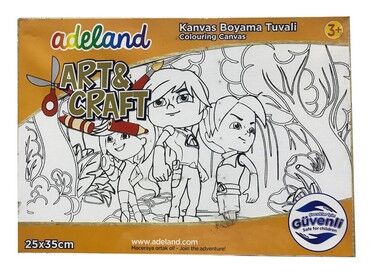 Adeland Art & Craft Kanvas Boyama Tuvali, 25 x 35 cm M:1 - 1