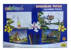 Adeland Boya Eğlen Puzzle, 34 x 24 cm 12+24 Parça M:2