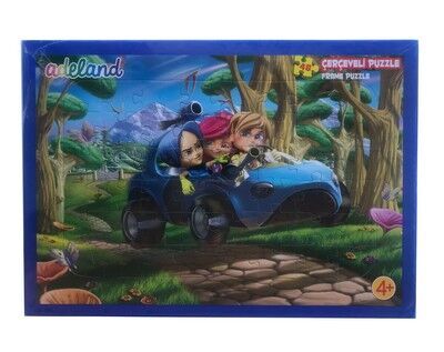 Adeland Çerçeveli Puzzle, 33-48 Parça , Araba Gezintisi - 1