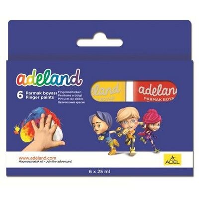 Adeland Parmak Boyası, 6 Renk - 1