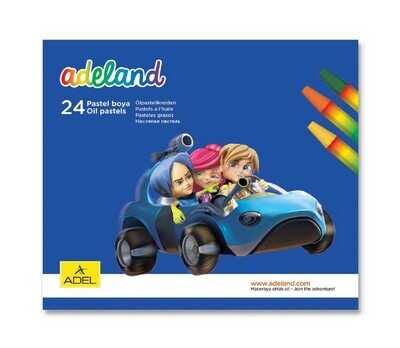 Adeland Pastel Boya Karton Kutu 24 Renk - 1