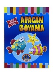 Afacan Boyama 5 - Örnekli Boyama 16 Sayfa