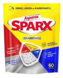 Asperox Sparx Diamond Bulaşık Makinesi Tableti, 60'lı Paket