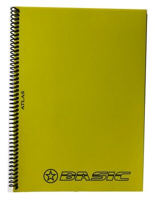Atlas Basic, A4 PP Kapak Spiralli Defter, Çizgili, 120 Yaprak - 3