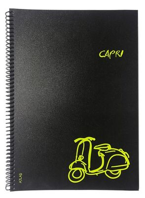 Atlas Capri, A4 Spiralli PP Kapak, Çizgili Defter, 100 Yaprak - 1