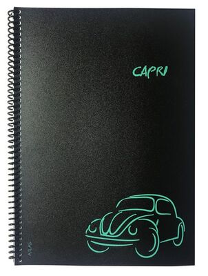 Atlas Capri, A4 Spiralli PP Kapak, Kareli Defter, 80 Yaprak - 2