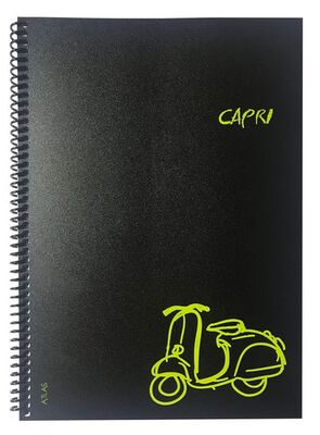 Atlas Capri, A4 Spiralli PP Kapak, Kareli Defter, 80 Yaprak - 3