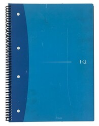 Atlas IQ, A4 PP Kapak Spiralli Defter, Çizgili, 100 Yaprak