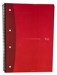 Atlas IQ, A4 PP Kapak Spiralli Defter, Çizgili, 100 Yaprak M:1
