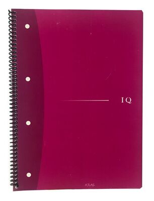 Atlas IQ, A4 PP Kapak Spiralli Defter, Kareli, 100 Yaprak - 1