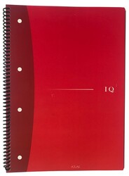 Atlas IQ, A4 PP Kapak Spiralli Defter, Kareli, 80 Yaprak