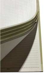 Batu  A4  Spiralli PP Kapak 6 Konulu (4 Kareli +2 Çizgili) Defter  240 Yaprak - 3