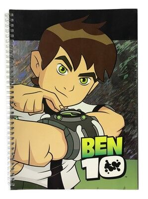 Ben10 A4 Karton Kapak Spiralli Defter Kareli 80 Yaprak - 2