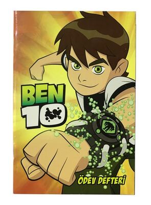 Ben10 A6 Karton Kapak Bloknot Çizgili 30 Yaprak - 1
