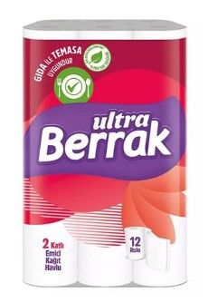 Berrak Kağıt Havlu, 12'li Paket - 1