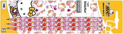 Bic 650 Hello Kıtty Kurşun Kalem 3 lü Paket - 1