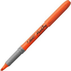 Bic Brite Liner Grip, Fosforlu Kalem, Turuncu