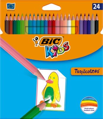 Bic Kids Tropicolors, Kuru Boya Seti, 24 Renk - 1