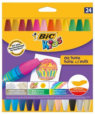 Bic Pastel Boya Seti, 24 Renk - 1