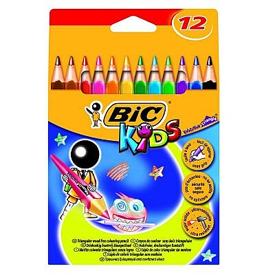 Bic Jumbo Üçgen Kuru Boya Seti, 12 Renk - 1