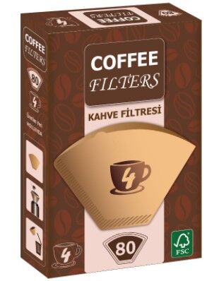 Caffeo Kahve Filtre Kağıdı, 1/4 80 li - 1