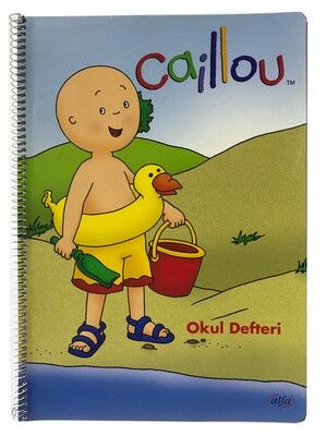 Caillou Karton Kapak Spiralli Defter, A4 Çizgili, 80 Yaprak - 3