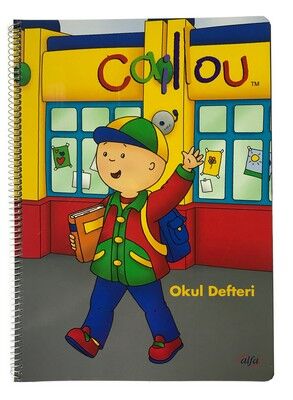 Caillou Karton Kapak Spiralli Defter, A4 Çizgili, 80 Yaprak - 2