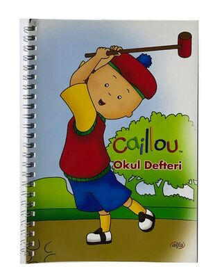 Caillou Karton Kapak Spiralli Defter, A5 Kareli, 80 Yaprak - 3