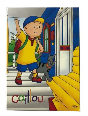 Caillou Karton Kapak Çiftli Cep Bloknot, A6 Çizgili + Kareli,  40+40 Yaprak - 2