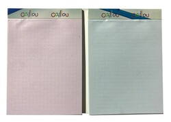 Caillou Karton Kapak Çiftli Cep Bloknot, A6 Çizgili + Kareli,  40+40 Yaprak - 3