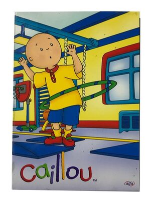 Caillou Karton Kapak Çiftli Cep Bloknot, A6 Çizgili + Kareli,  40+40 Yaprak - 1