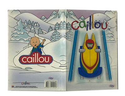 Caillou Karton Kapak Çiftli Cep Bloknot, Çizgili + Kareli, A7  40+40 Yaprak - 6