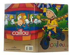 Caillou Karton Kapak Çiftli Cep Bloknot, Çizgili + Kareli, A7  40+40 Yaprak - 7