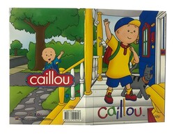 Caillou Karton Kapak Çiftli Cep Bloknot, Çizgili + Kareli, A7  40+40 Yaprak - 1