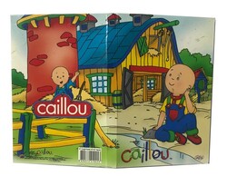 Caillou Karton Kapak Çiftli Cep Bloknot, Çizgili + Kareli, A7  40+40 Yaprak - 3