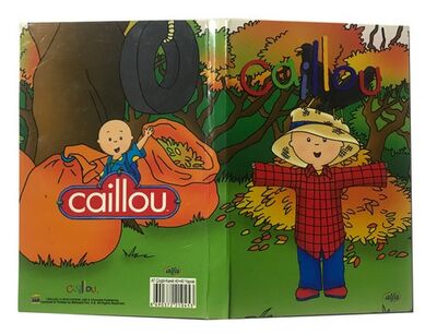 Caillou Karton Kapak Çiftli Cep Bloknot, Çizgili + Kareli, A7  40+40 Yaprak - 4