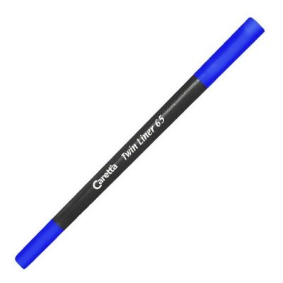Caretta 65-03 Çift Uçlu Keçeli Kalem  Koyu Mavi - 1