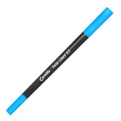 Caretta 65-06 Çift Uçlu Keçeli Kalem  Turkuaz 