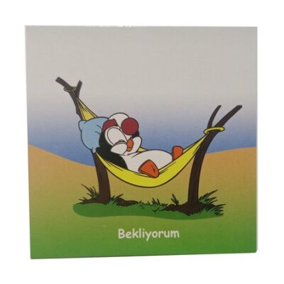 Cats Chilly Willy Doğum Günü Kartı 8x8 cm  - 1