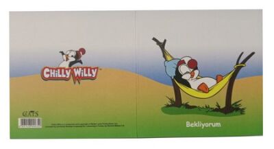 Cats Chilly Willy Doğum Günü Kartı 8x8 cm  - 3