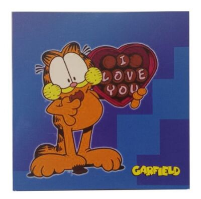 Cats Garfield Doğum Günü Kartı 8x8 cm M:3 - 1
