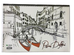 Çınar 24x34 cm Karton Kapak Spiralli Resim Defteri, 15 Yaprak