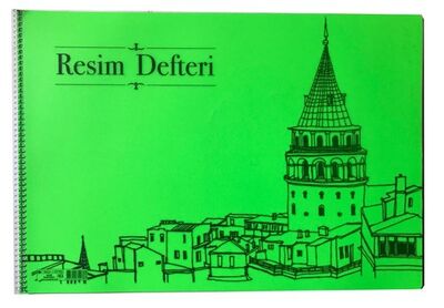 Çınar 33x48 cm PP Kapak Spiralli Resim Defteri, 25 Yaprak - 4