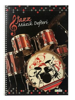 Çınar A4 Karton Kapak Spiralli Müzik Defteri, 30 Yaprak - 1