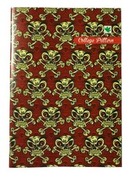 Çınar College Pattern, A4 PP Kapak Defter,, Çizgili, 100 Yaprak M:1