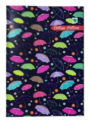 Çınar College Pattern,  A4 PP Kapak Defter,, Kareli, 40 Yaprak - 6