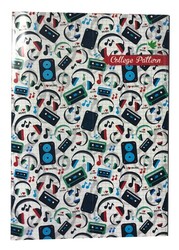 Çınar College Pattern,  A4 PP Kapak Defter,, Kareli, 40 Yaprak - 7